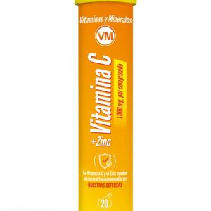 VITAMINA C + ZINC EFERVESCENTE 20 COMPRIMIDOS  VyM