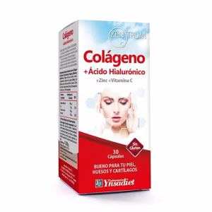 COLÁGENO+ÁCIDO HIALURÓNICO FORTIGEL* ZENTRUM 30 CAPS.