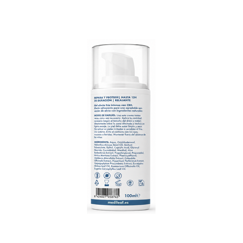 MediLeaf Gel Efecto Frío CBD 3.000mg - Imagen 2